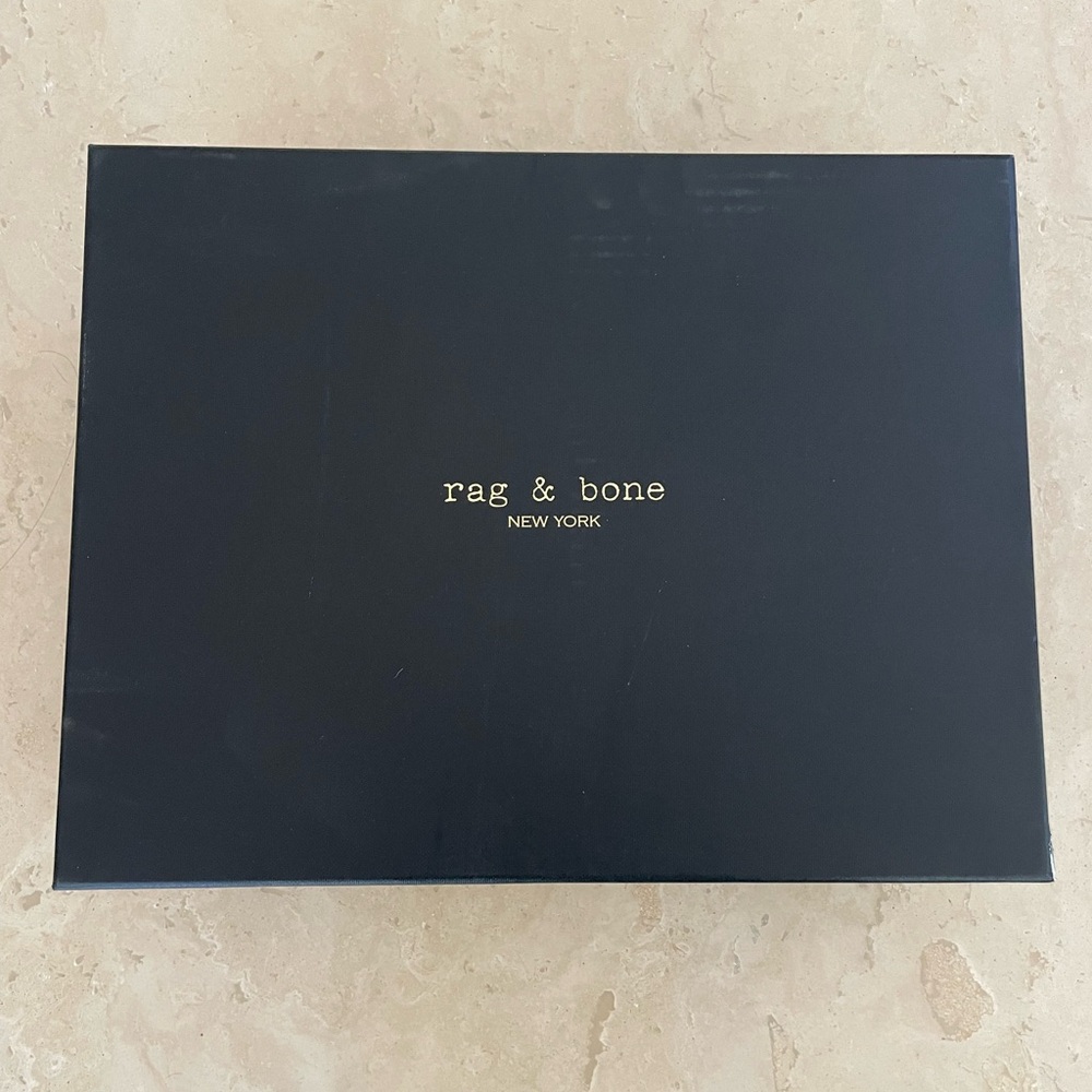 Rag & Bone Empty Black Shoe/Boot Storage Box